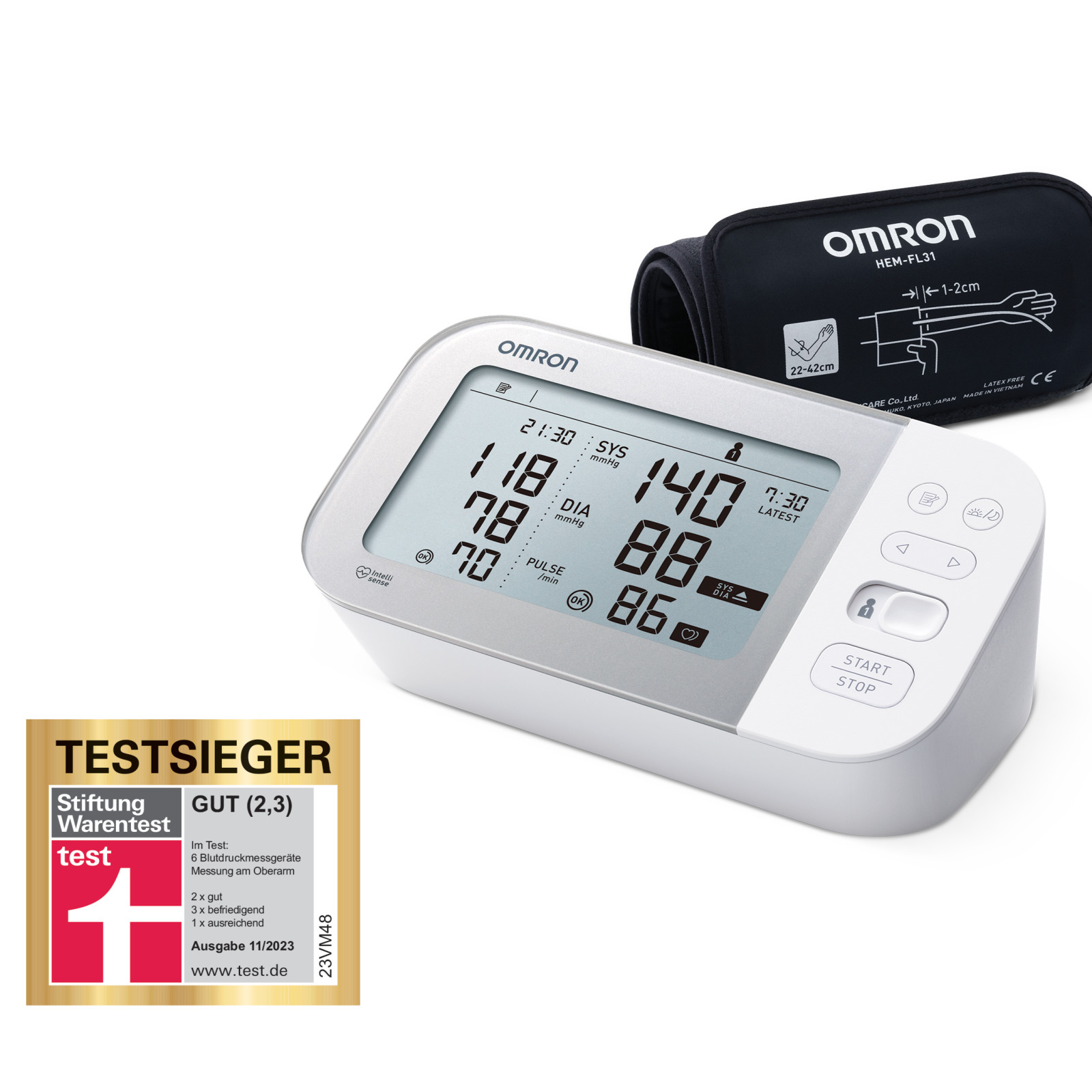 Omron X7 Smart Blutdruckmessgerät
